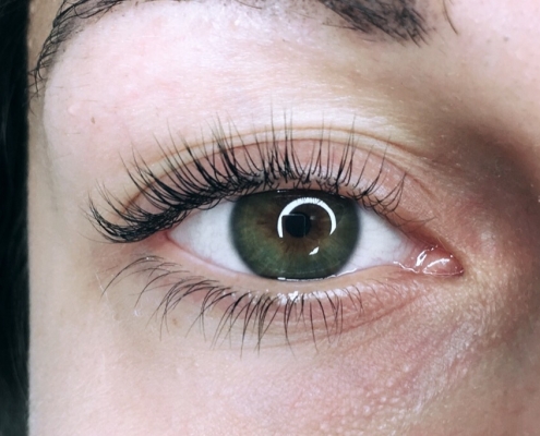 Lashllifting - Vorher & Nachher