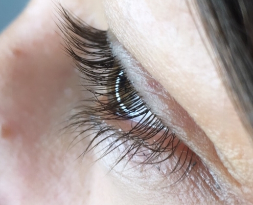 Lashllifting - Vorher & Nachher